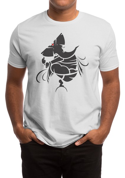 Dancing Ganesha Beyaz Spor Tişört