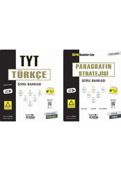TYT Türkçe + Paragrafın Stratejisi Soru Seti 2 Kitap 2023