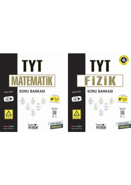 TYT Matematik + Fizik Soru Seti 2 Kitap 2023