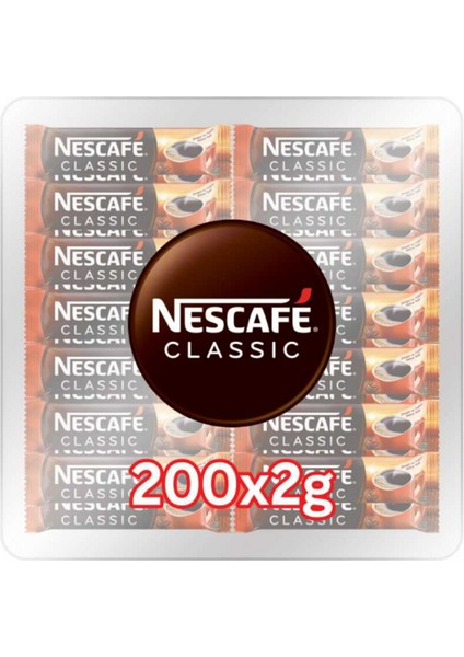 Nescafe 12498218 Classic Kahve 2 gr 200 Lü