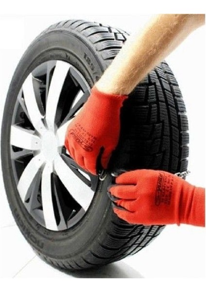 29X9,5X15 Lastik Ebatlı Pratik Tak Çıkar 10'lu Kar Zinciri