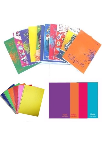 Komeks 80 Yaprak A5 Kareli Defter