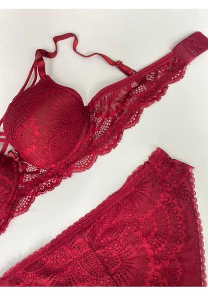 Kadın Tek Ipli Destekli Dantel Detaylı Sütyen Külot Bralet Set Iç Çamaşır Takımı fiyatları