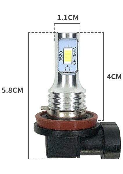 Nova Csp 3570 H8-11 Buz Mavi LED Xenon LED Headlight