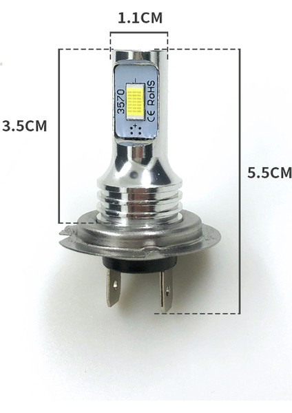 Nova Csp 3570 H7 Buz Mavi LED Xenon LED Headlight