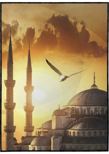 Istanbul Sultanahmet Cami Manzara Poster P-000091