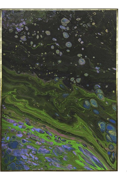 Yağlı Boya Dekoratif Fütüristik Poster P-004531