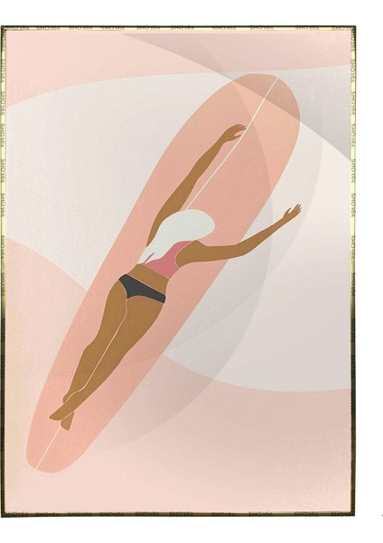 Renkli Çizimler Illüstrasyon Modern Sanat Tuval Poster P-000560