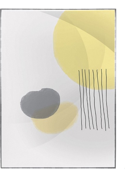 Renkli Şekiller Dokular Modern Poster P-000614