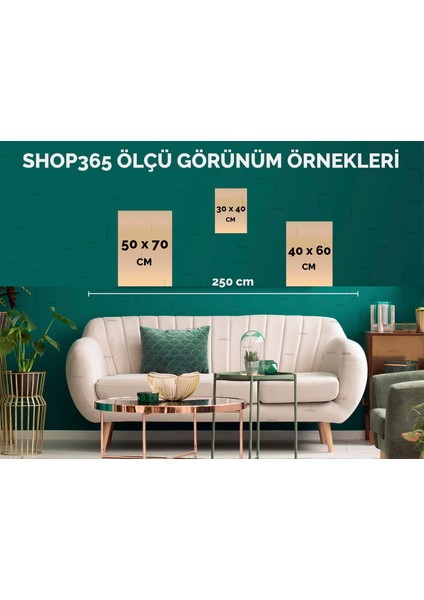 Parlak Yeşil Menekşe Dekoratif Poster P-000376