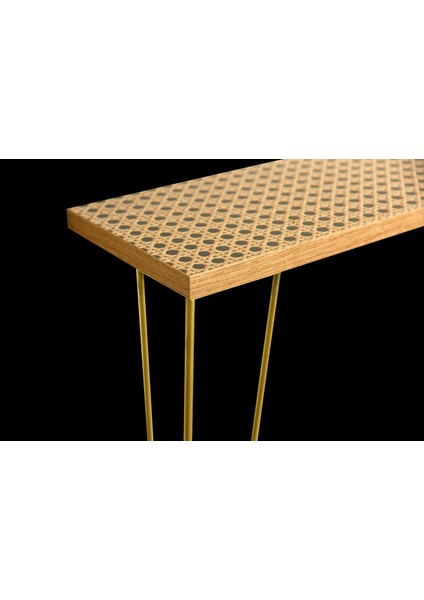 Hazeran Desenli-Gold Ayak- Dresuar 60 cm (Acıklamayı Okuyunuz)