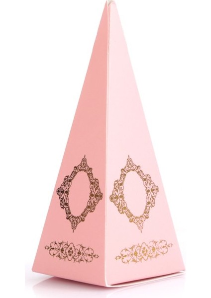 Karton Külah Pembe 50'li 6X6CM H:15CM