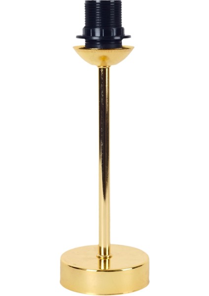 Modern Abajur Vizon Gold Kaplama Metal Ayak