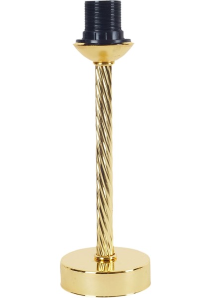 Modern Abajur Vizon Gold Kaplama Burgu Metal Ayak modelleri