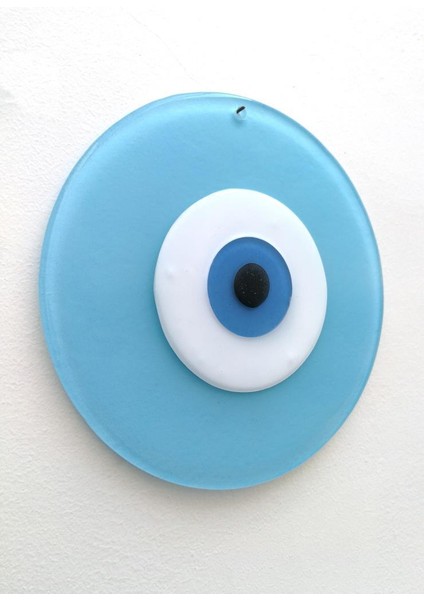 Büyük Boy Cam Nazarlık Nazar Boncuğu Lüks Kalite 20 cm Çap El Işi fiyatları