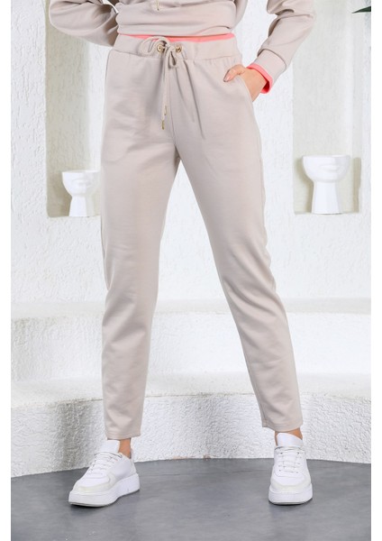 Trend Stil Kadın Eşofman Takımı-Bej fiyatları