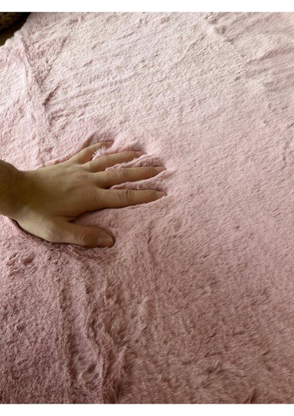 Tavşan Tüyü Post Peluş Ultra Yumuşak Post Puffy Pembe modelleri