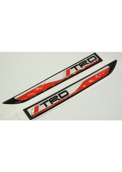 Toyota Trd Corolla Yaris Yan Aynalar ve Çamurluk Yanı Damla Desen Bıçak Logo Arma Seti modelleri