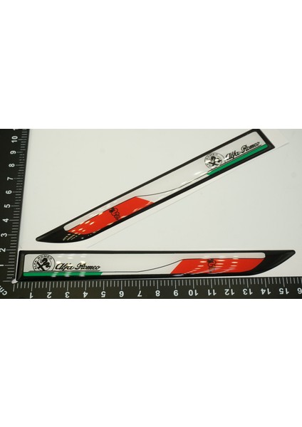 Alfa Romeo Giulia Yan Aynalar ve Çamurluk Yanı Damla Desen Bıçak Logo Arma Seti fırsatları