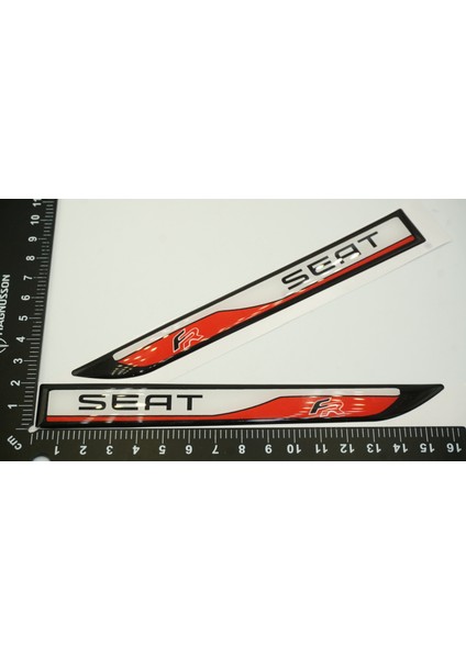 Seat Fr Altea Ateca Yan Aynalar ve Çamurluk Yanı Damla Desen Bıçak Logo Arma Seti