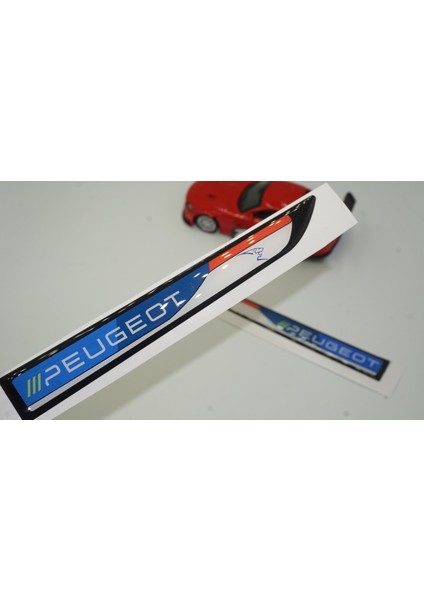 Peugeot 2008 3008 Yan Aynalar ve Çamurluk Yanı Damla Desen Bıçak Logo Arma Seti