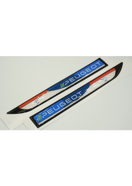Peugeot 2008 3008 Yan Aynalar ve Çamurluk Yanı Damla Desen Bıçak Logo Arma Seti modelleri