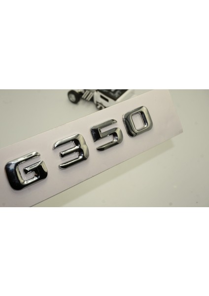 Benz G350 Bagaj Krom Metal 3m 3D Yazı Logo