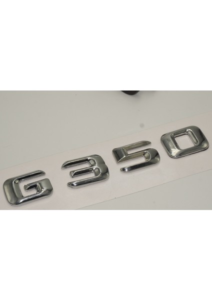 Benz G350 Bagaj Krom Metal 3m 3D Yazı Logo