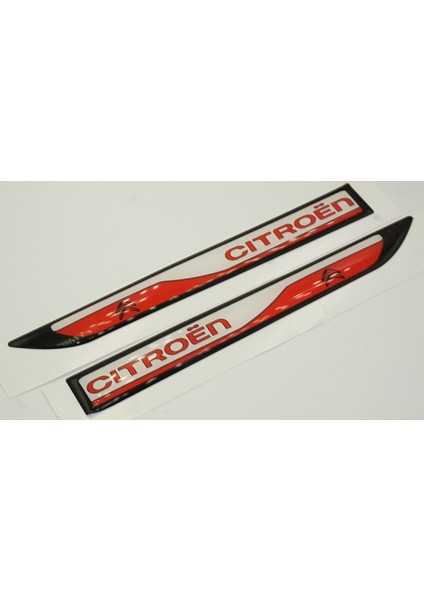 Citroen C1 C2 C3 C4 Yan Aynalar ve Çamurluk Yanı Damla Desen Bıçak Logo Arma Seti modelleri