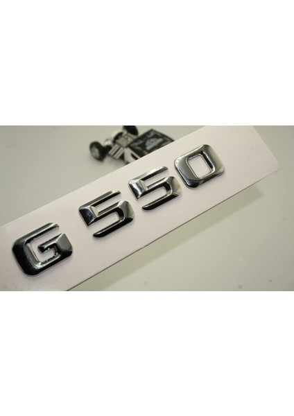 Benz G550 Bagaj Krom Metal 3m 3D Yazı Logo