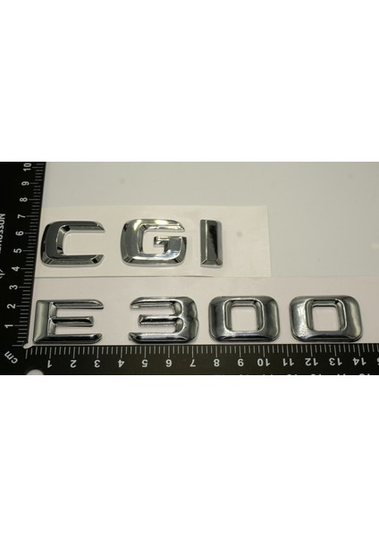 Benz E 300 Cgi Bagaj Krom Metal 3m 3D Yazı Logo fırsatları