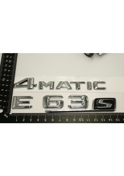 Benz E 63S 4matic Bagaj Krom Metal 3m 3D Yazı Logo fırsatları