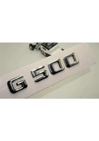 Benz G500 Bagaj Krom Metal 3m 3D Yazı Logo