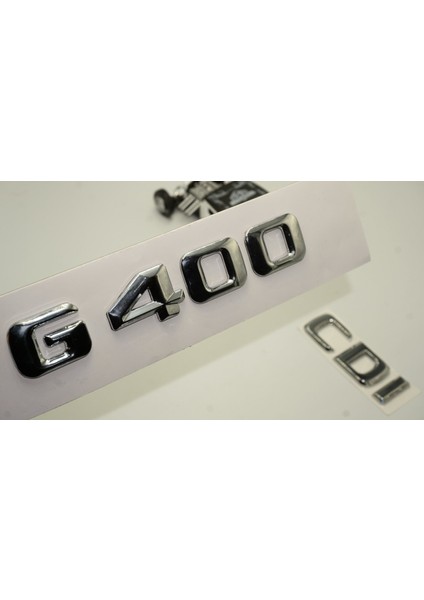 Benz G 400 Cdi Bagaj Krom Metal 3m 3D Yazı Logo