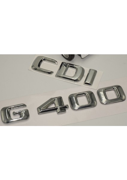 Benz G 400 Cdi Bagaj Krom Metal 3m 3D Yazı Logo modelleri
