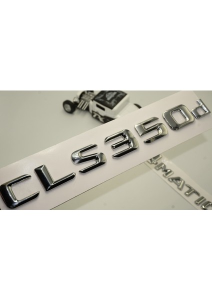 Benz Cls 350D 4matic Bagaj Krom Metal 3m 3D Yazı Logo