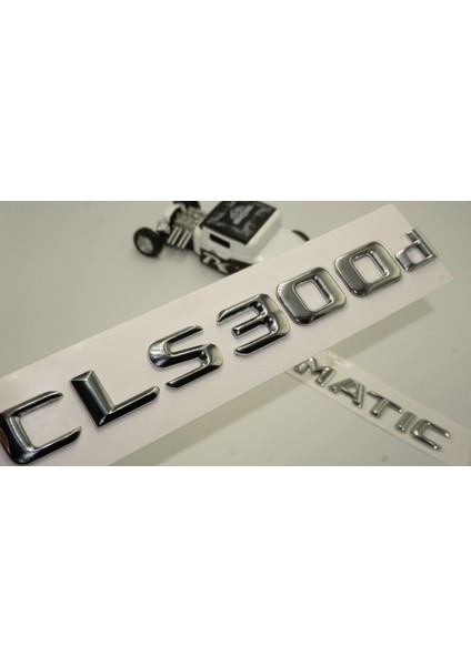 Benz Cls 300D 4matic Bagaj Krom Metal 3m 3D Yazı Logo