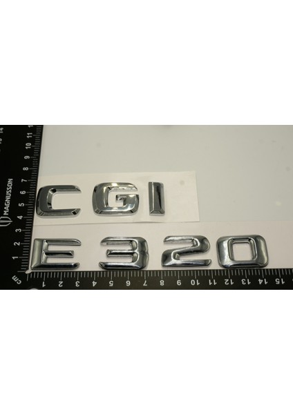 Benz E 320 Cgi Bagaj Krom Metal 3m 3D Yazı Logo fırsatları