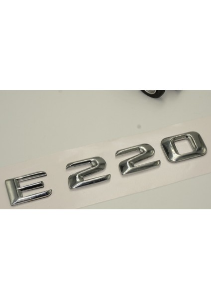 Benz E220 Bagaj Krom Metal 3m 3D Yazı Logo modelleri