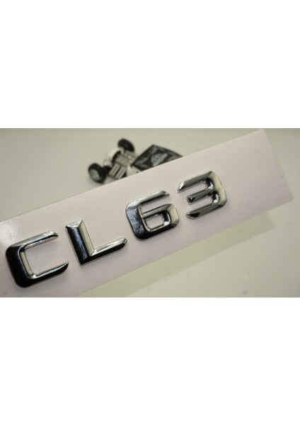 Benz CL63 Bagaj Krom Metal 3m 3D Yazı Logo