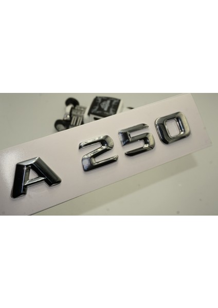 A250 Bagaj Krom Metal 3m 3D Yazı Logo