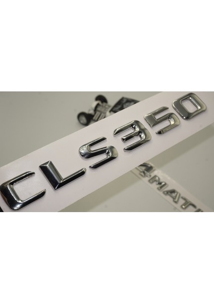 Benz Cls 350 4matic Bagaj Krom Metal 3m 3D Yazı Logo