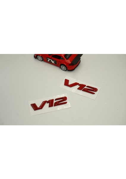 V12 Çamurluk Yanı Kırmızı Abs 3m Yazı Logo Orjinal Ürün fiyatları