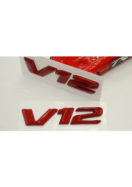 V12 Çamurluk Yanı Kırmızı Abs 3m Yazı Logo Orjinal Ürün fırsatları