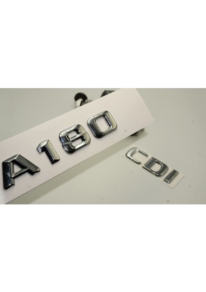 Benz A 180 Cdi Bagaj Krom Metal 3m 3D Yazı Logo