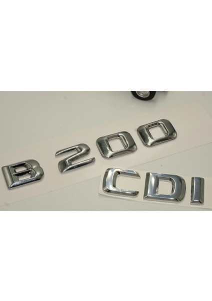 Benz B 200 Cdi Bagaj Krom Metal 3m 3D Yazı Logo modelleri