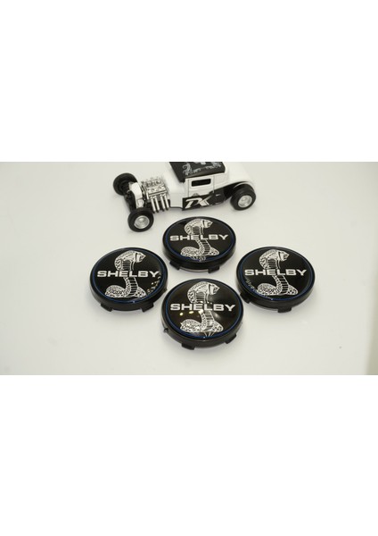 Ford Mustang Shelby Kobra Logo Jant Göbeği Kapak Seti 60MM fiyatları