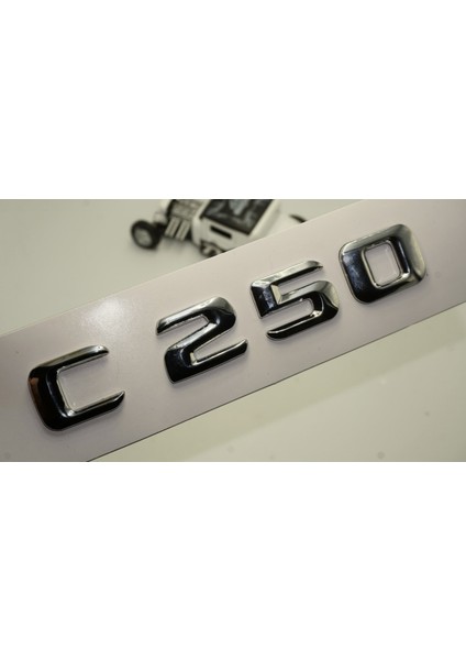C 250 Bagaj Krom Metal 3m 3D Yazı Logo
