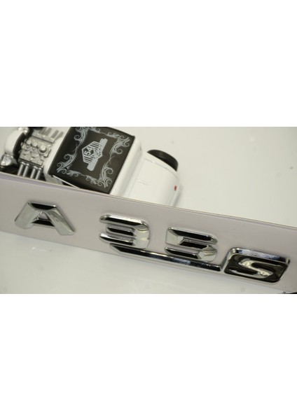 A35 S Bagaj Krom Metal 3m 3D Yazı Logo fırsatları