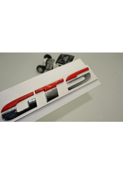 Volkswagen Passat Golf Mk2 Mk3 Mk4 Gts Bagaj Gümüş Kırmızı Metal 3m 3D Bagaj Yazı Logo